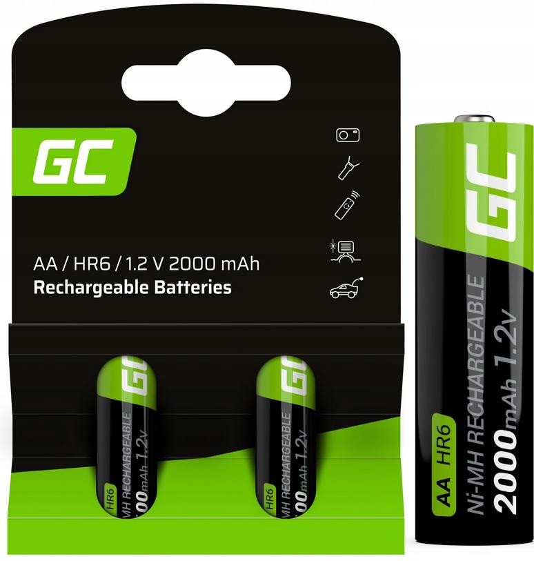 Akumulatorki Green Cell 2x Aa HR6 2000mAh GR06