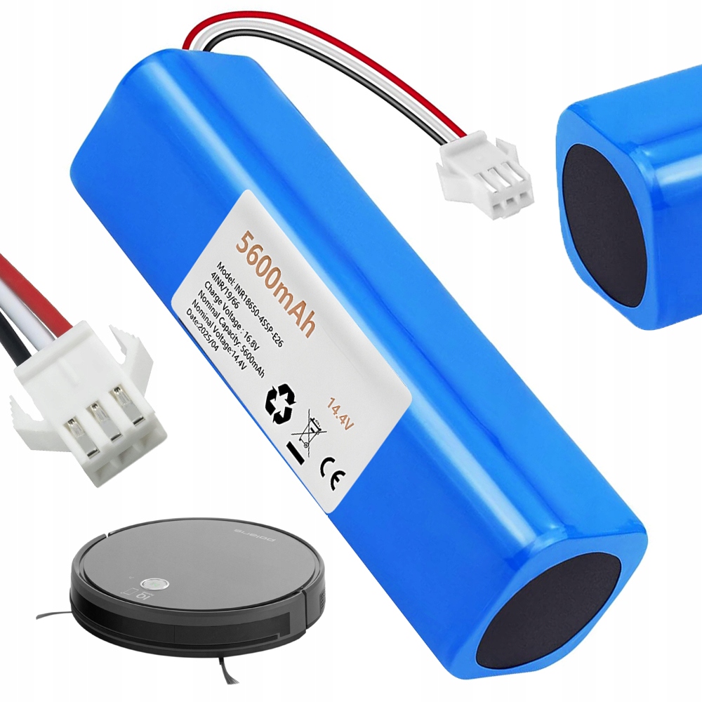 Napájecí Zdroj 14.4 V 5600 Mah Pro Robotický Vysavač Plná Kompatibilita
