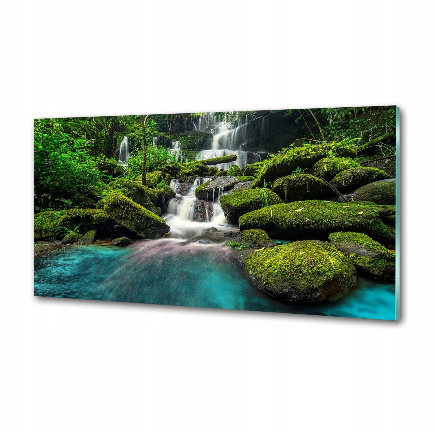 Panel do kuchyne Vodopád v džungli 120x60 Lepidlo