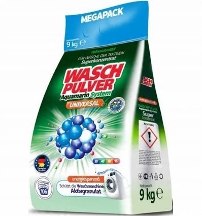 

WaschPulver Aquamarin System Universal 9 kg 106 p