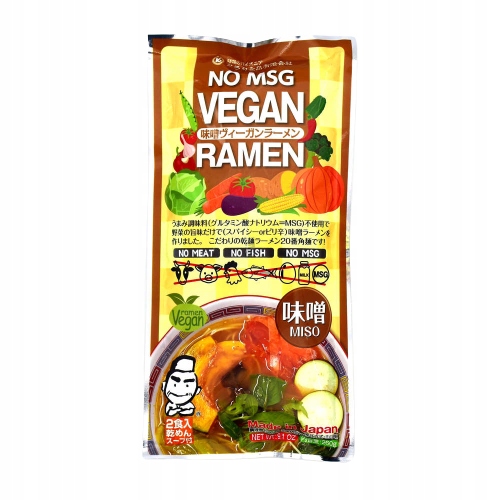 

Japoński wegański wege Ramen miso 2szt. 260g