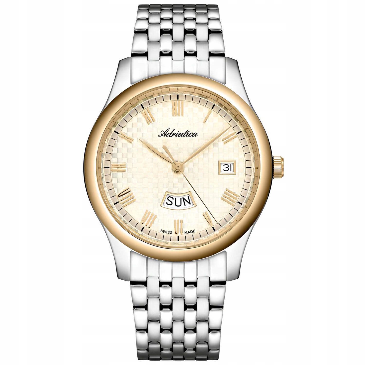 Pánské Hodinky Adriatica A1025.2161Q stříbrný náramek