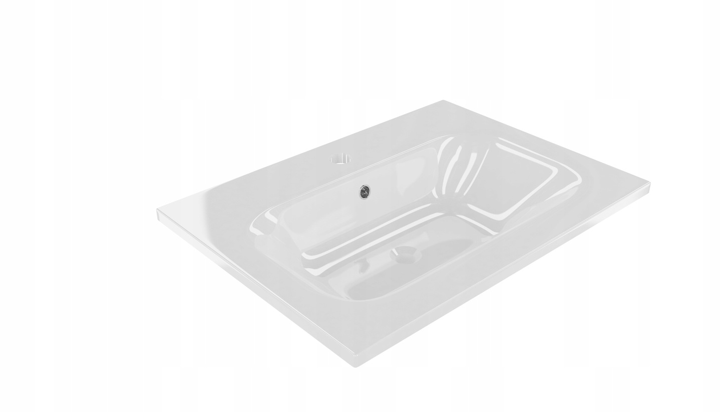 Meble łazienkowe PORTO Biały / Czarny Połysk Marka inna