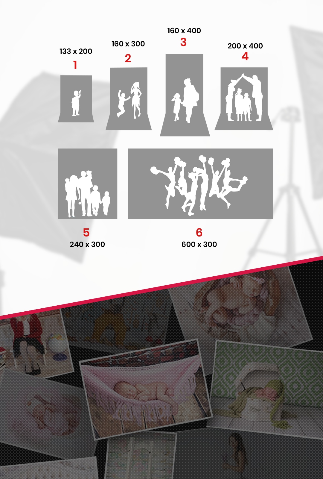 TŁA TŁO FOTOGRAFICZNE 160X350 WZORY ŚWIĄTECZNE! Model 01