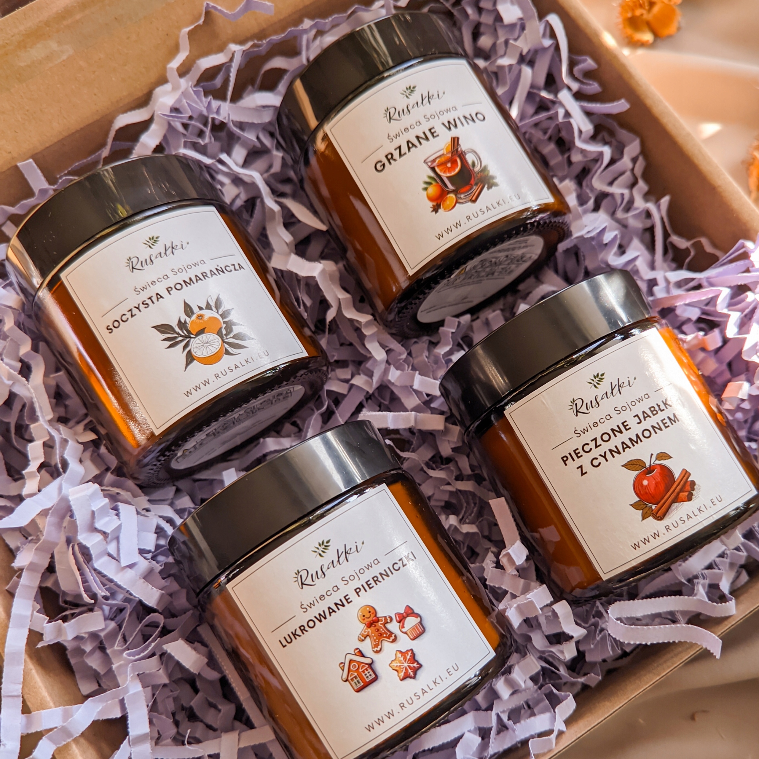 Winter Candle Sada sójových svíček na zimu, univerzální dárek