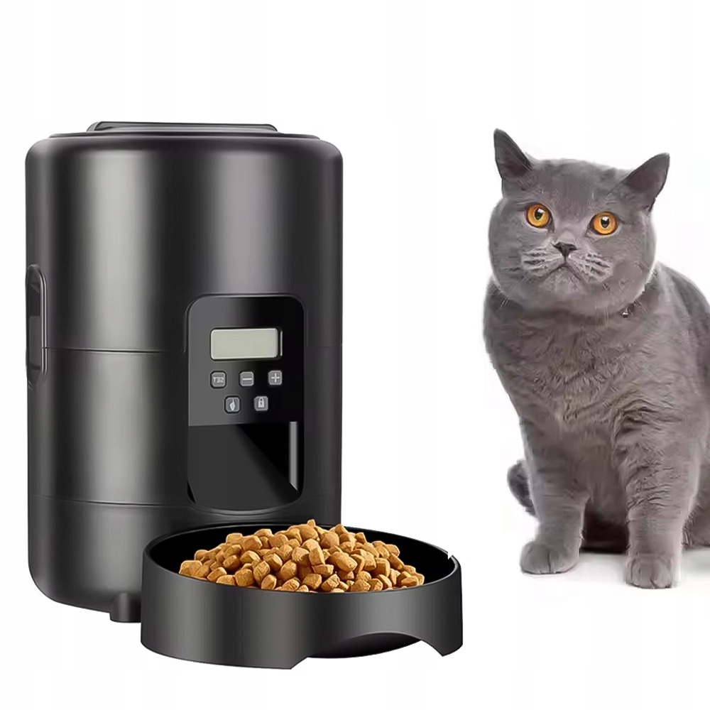 Podavač Miska 2L Usb Automatický Dávkovač Suchého Krmiva Pro Psa Kočku