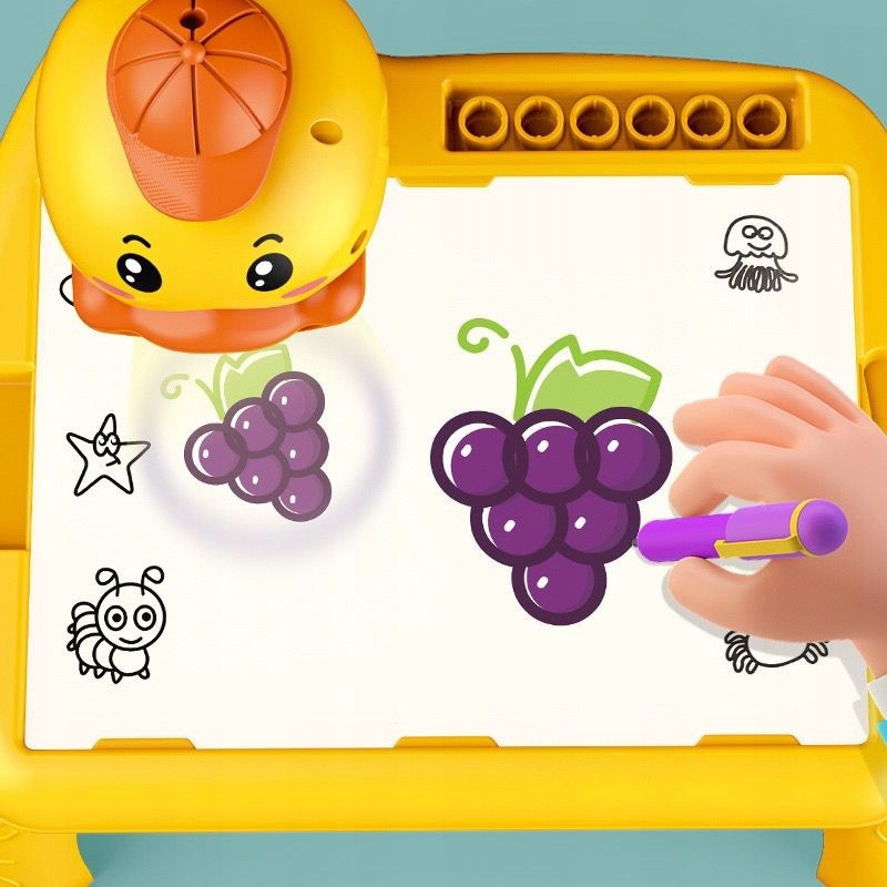 MAGICZNY STOLIK DO MALOWANIA Z TABLICĄ PROJEKTOR SLAJDY RZUTNIK DLA DZIECI Marka Pozostałe