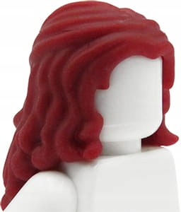 

Lego Friends włosy figurki 92258 ciemne czerwone