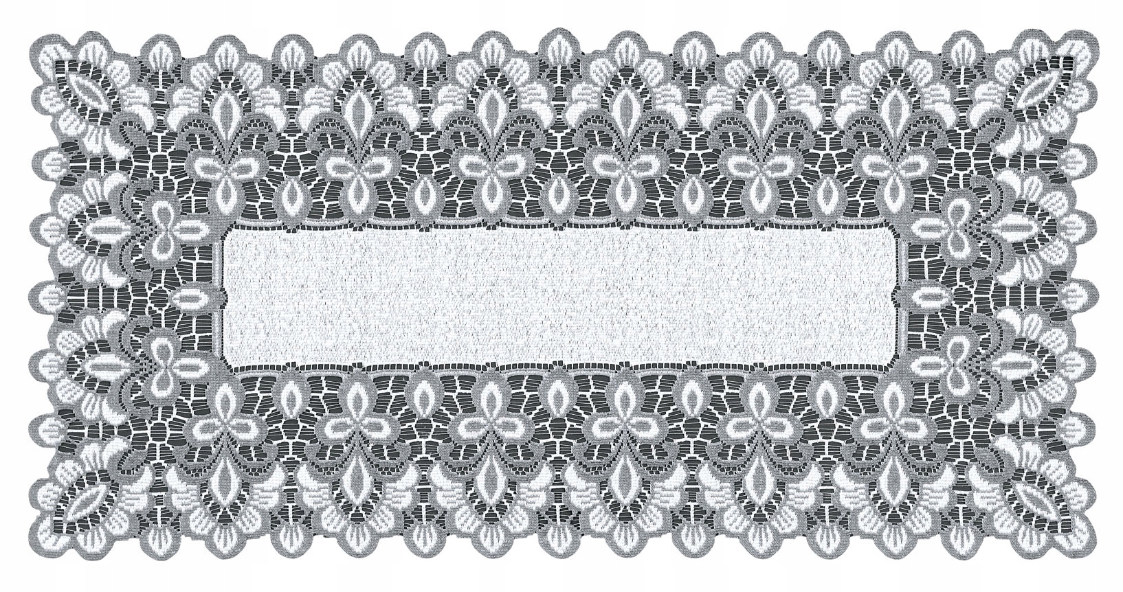 

Bieżnik Żakardowy 60x120cm Biały-szary 249990