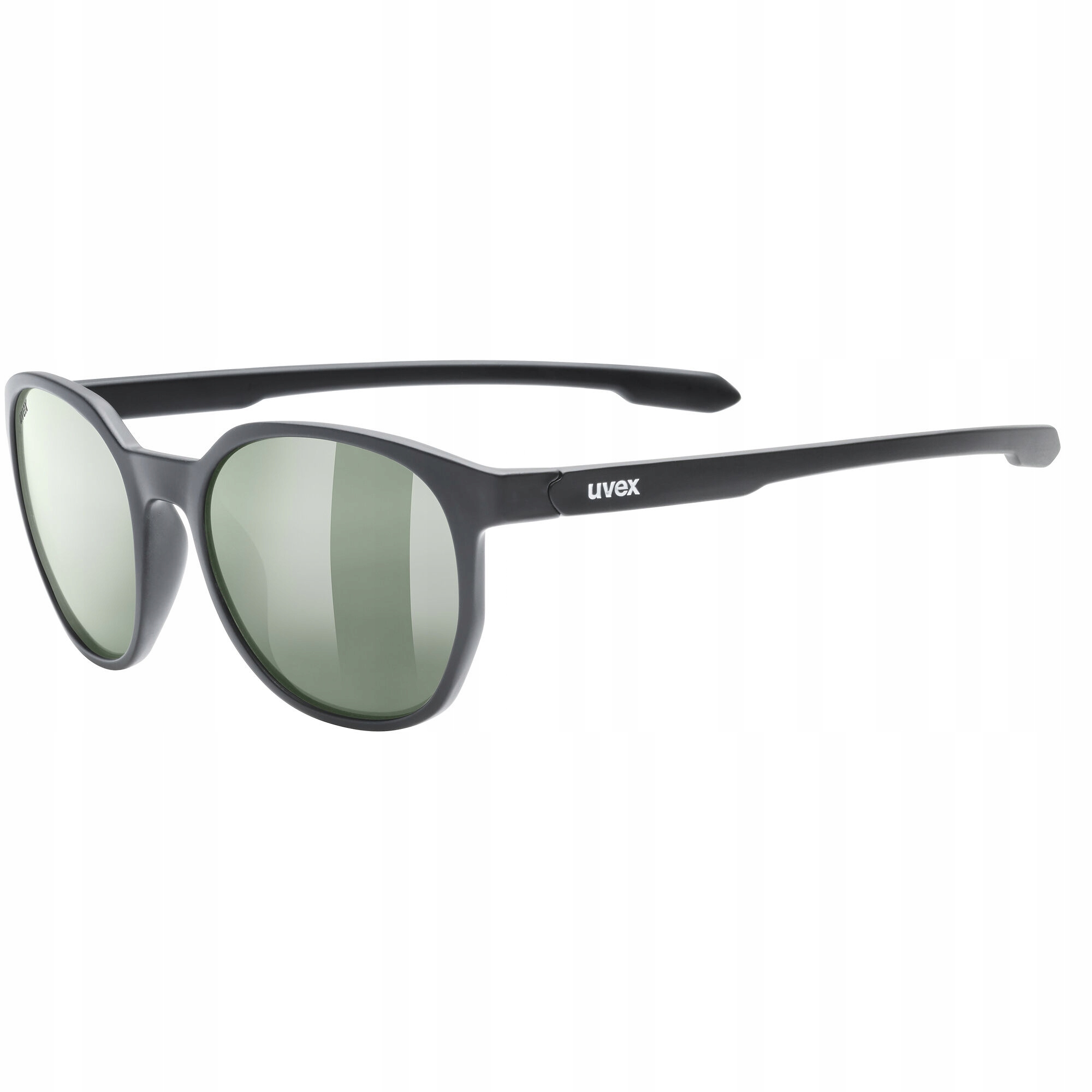 Sluneční brýle Lifestyle Uvex Lgl 54 Black Mat Mirror Green S3