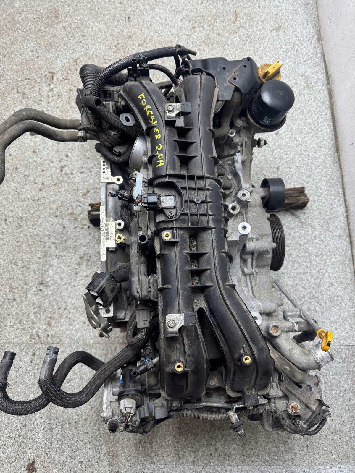 комплектный Двигатель subaru XV Forester V 2019-2023 2.0 гибрид 2020 FB20