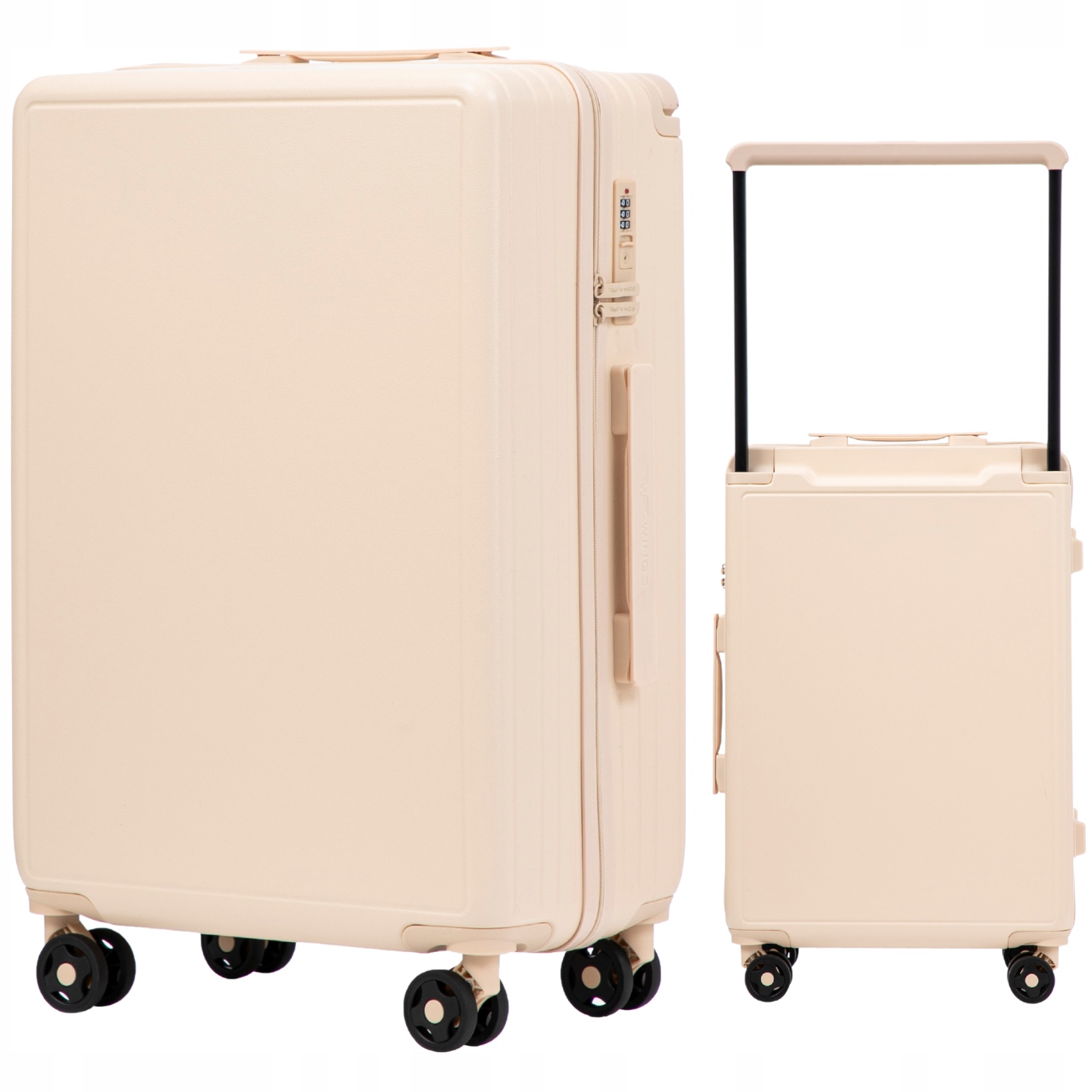 Střední kufr Wings na 4 kolečkách Robustní cestovní kufr z tvrdého materiálu Abs+