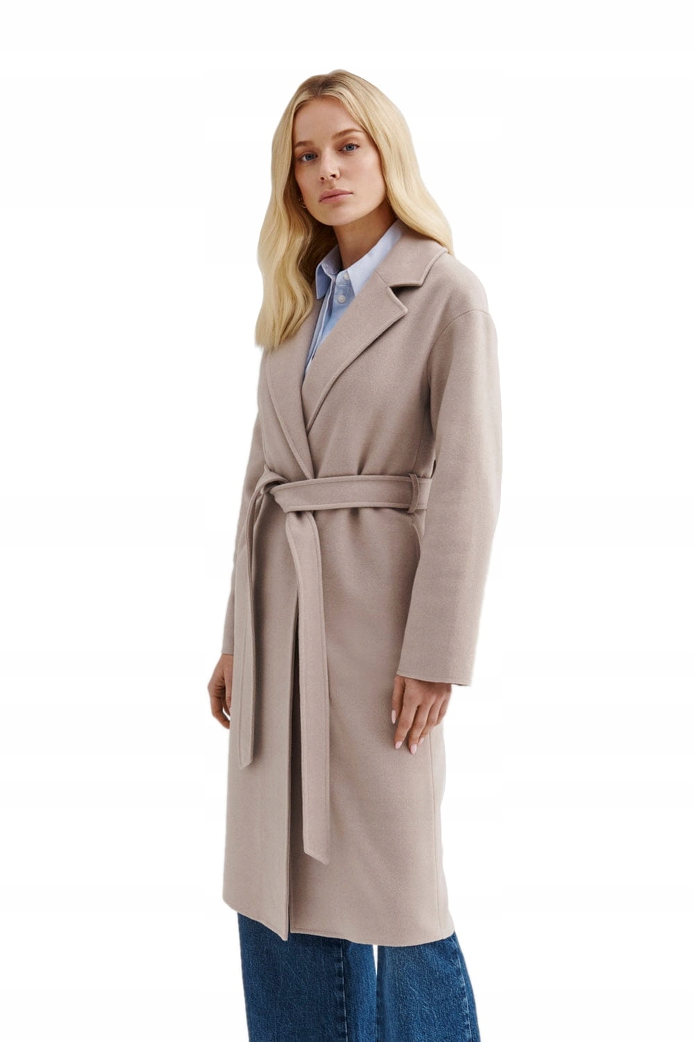 Trenčkot Dámský Jarní Lehký Dámský Vlněný Módní Kabát Silva Janbor Xs