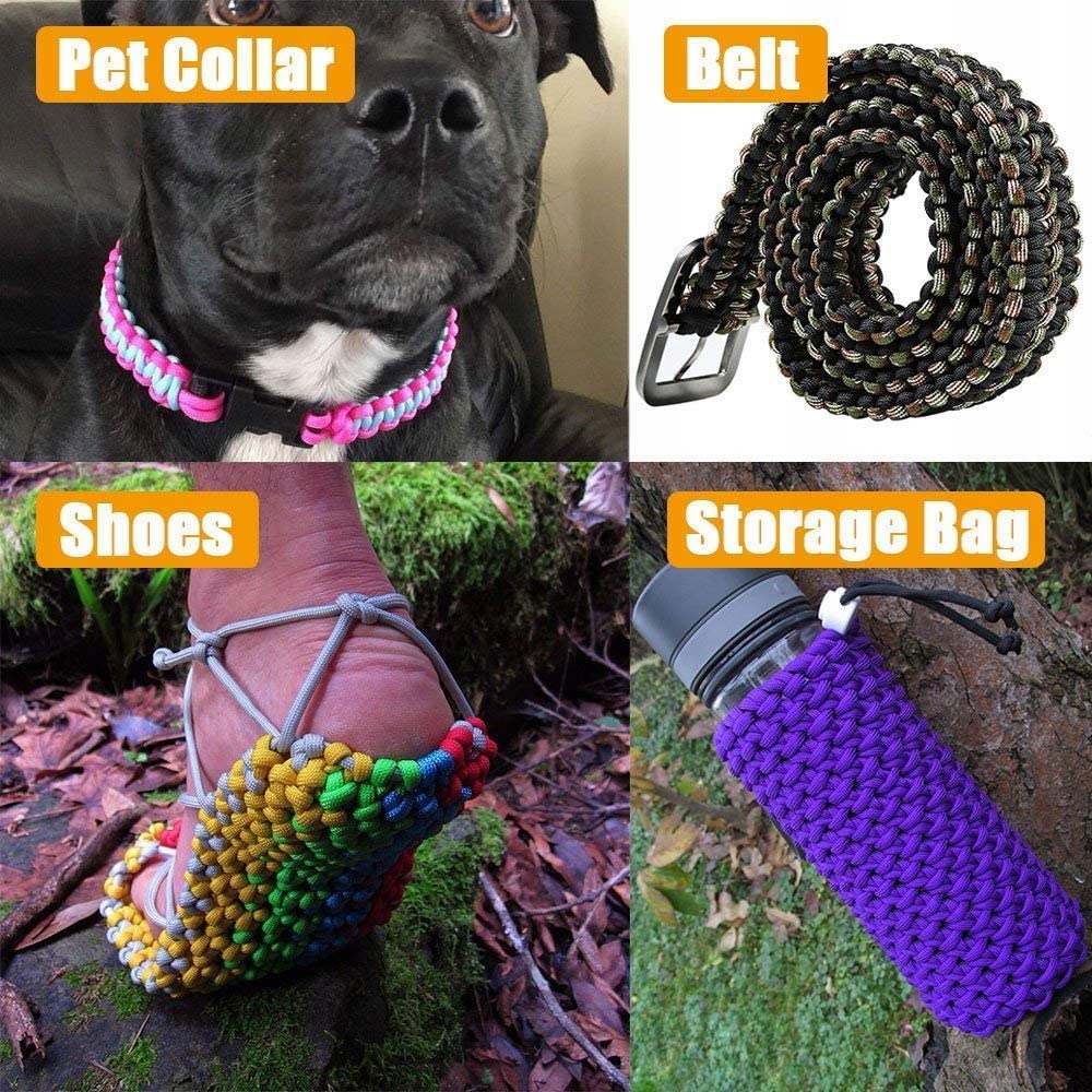 LINA NYLONOWA 4mm 9-ŻYŁOWA 31M LINA NAMIOTOWA Marka Inny producent