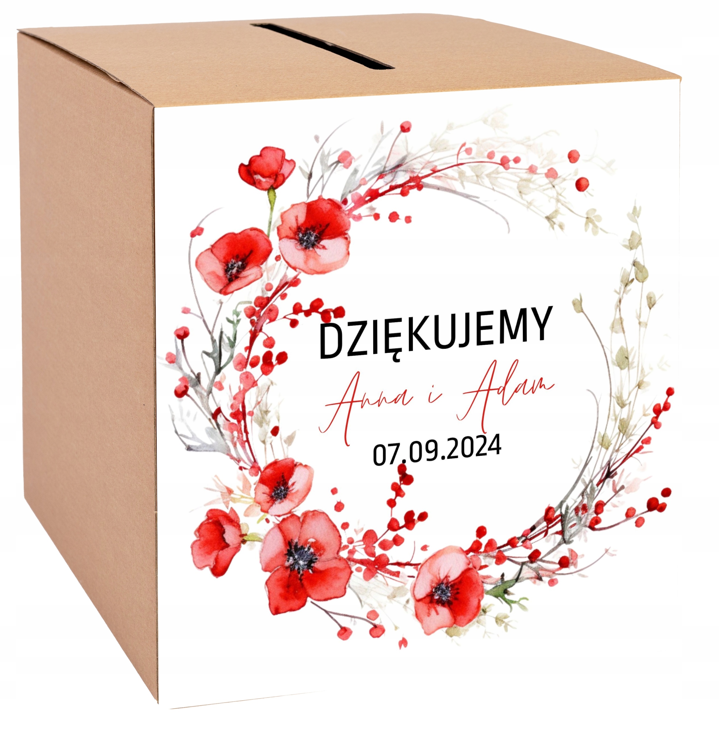 PUDEŁKO NA KOPERTY - PERSONALIZACJA - WZORY