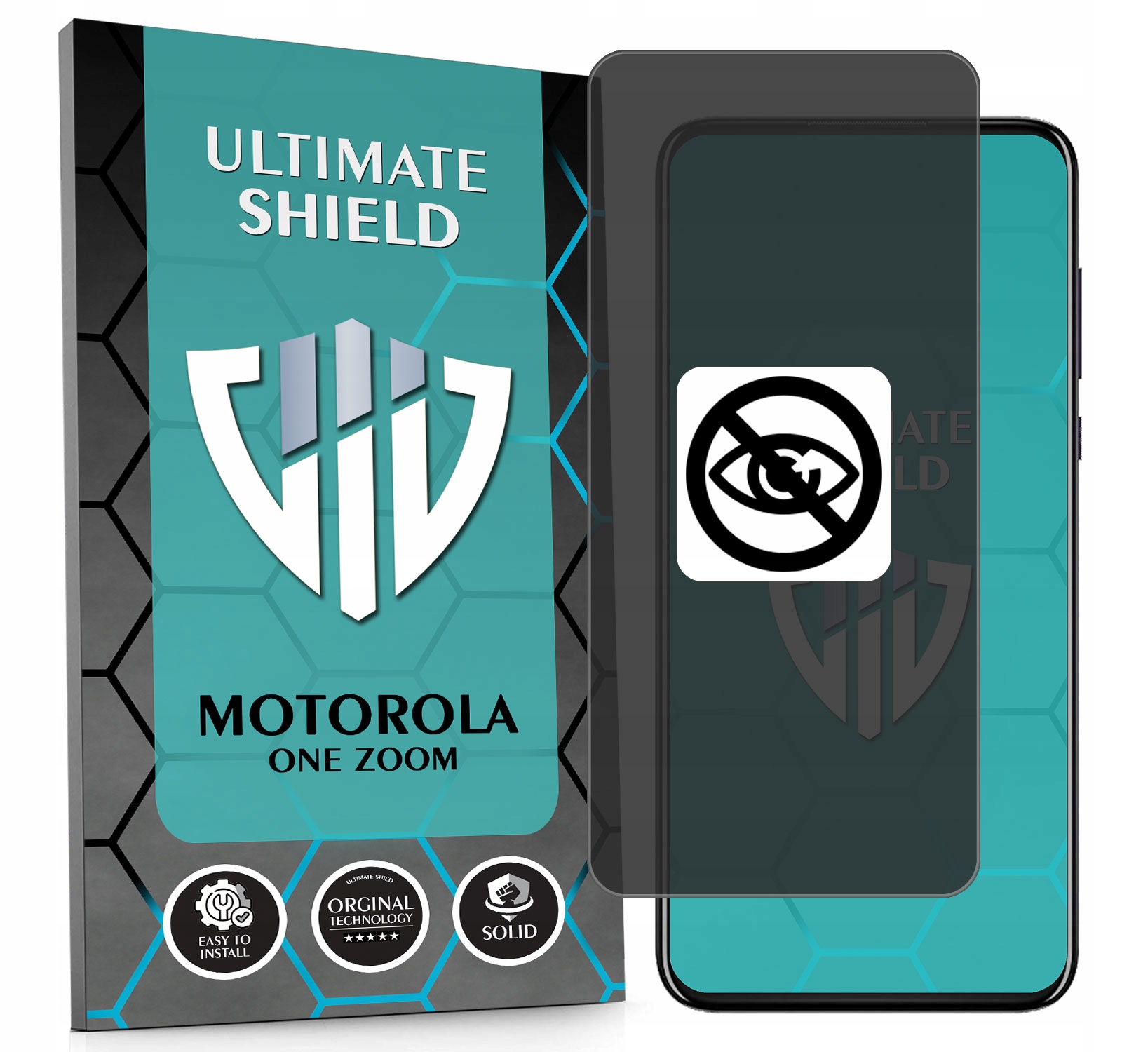 Sklo 5D Privacy Private Anti-spy Pro Motorola One Zoom Hydrogelové Matné