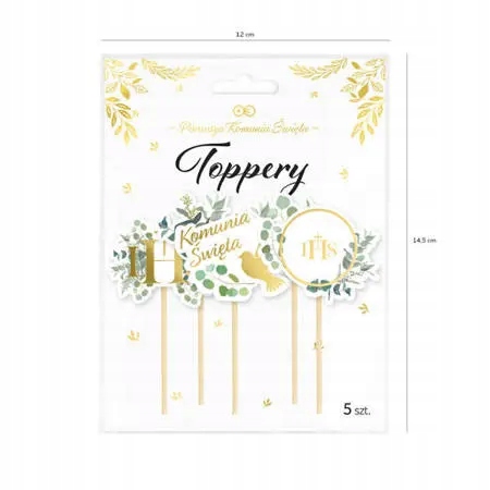 Toppery Pikery KOMUNIA Złoty Eukaliptus 5 szt. EAN (GTIN) 5904610127681