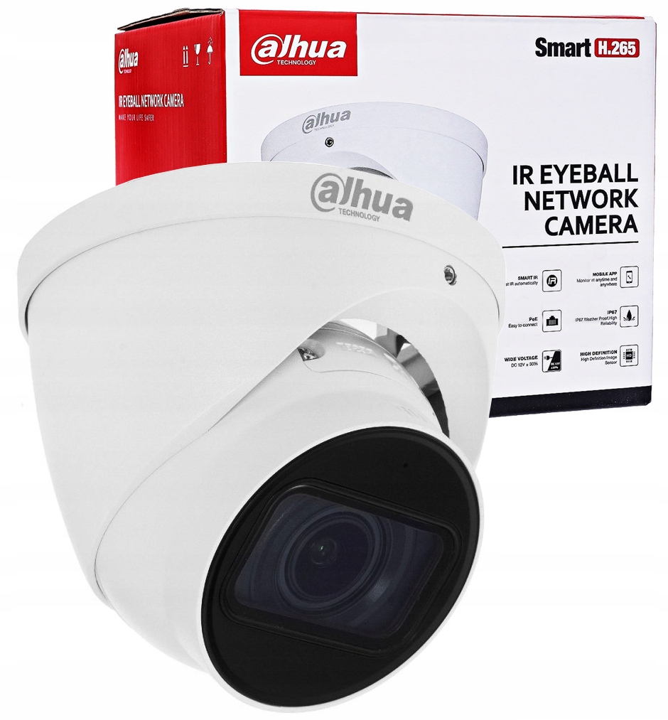 Ip kamera Dahua IPC-HDW1431T-ZS-2812-S4 Motozoom PoE 4MPx