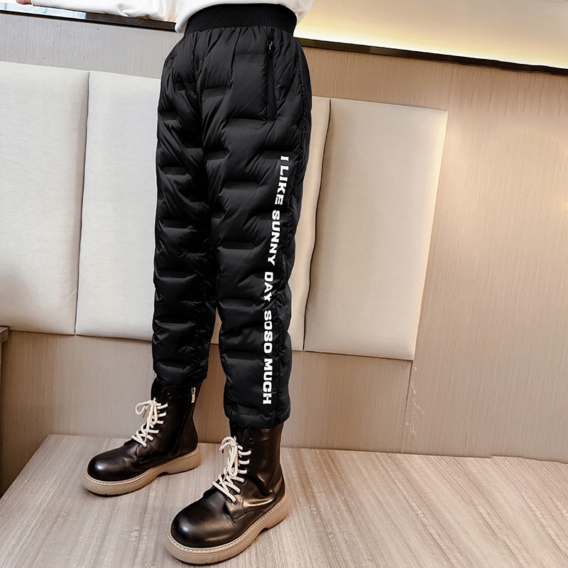 CIEPŁE GRUBE SPODNIE DRESOWE OCIEPLANE JOGGERY zimowe pikowane dziecięce Rozmiar 110