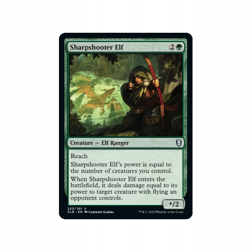 Mtg 2x Sharpshooter Elf (Uncommon)