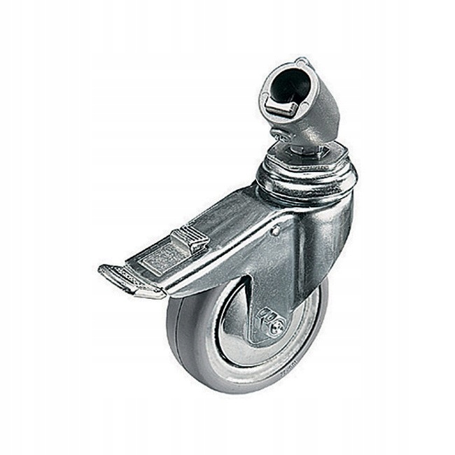 Sada 3 kol 100 mm s brzdami a adaptérem na nohy