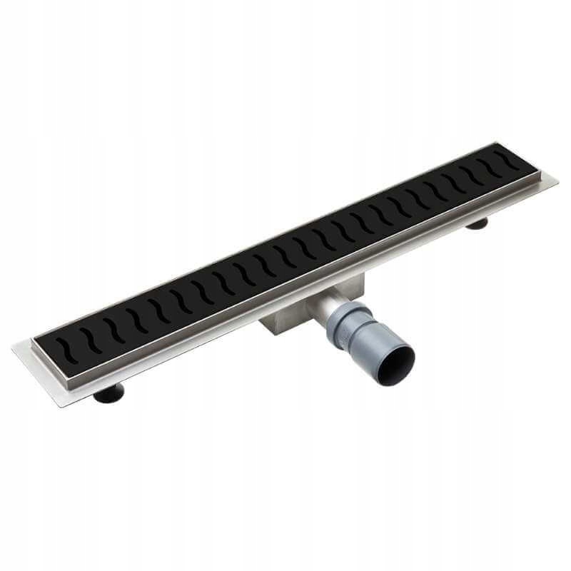 Czarny Odpływ Liniowy 100 cm RONDA