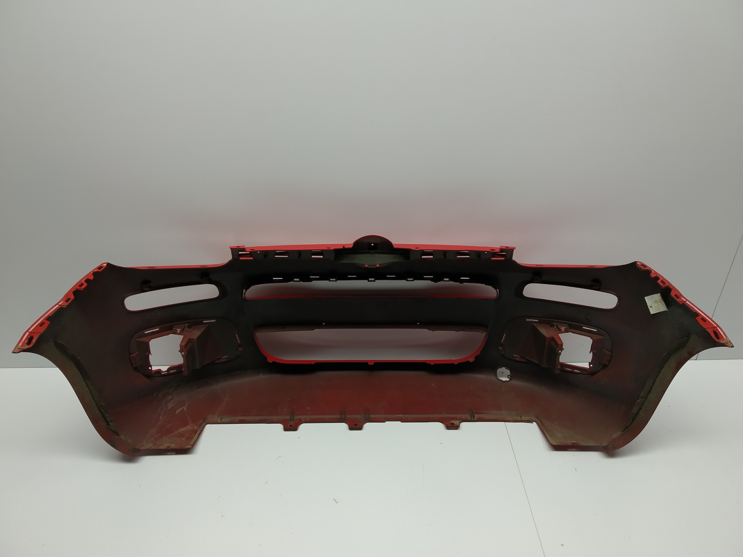 11+ Fiat Panda 3 III bumper front original red