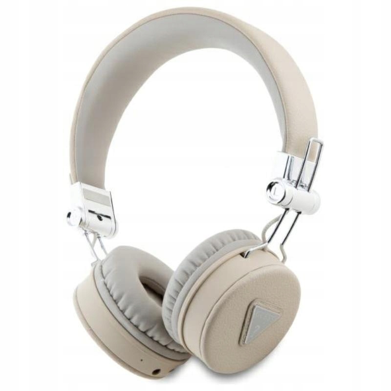 Guess bezdrôtové slúchadlá na uši Bluetooth 5.3 Enc IPX4 béžové