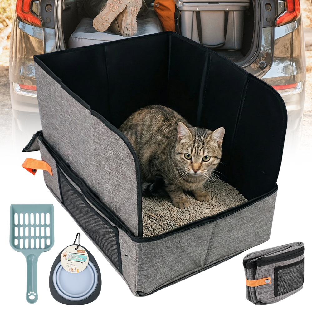 Kočičí Toaleta Cestovní Kočičí Toaleta Voděodolná, Lehká, Snadno přenosná pro zvířata