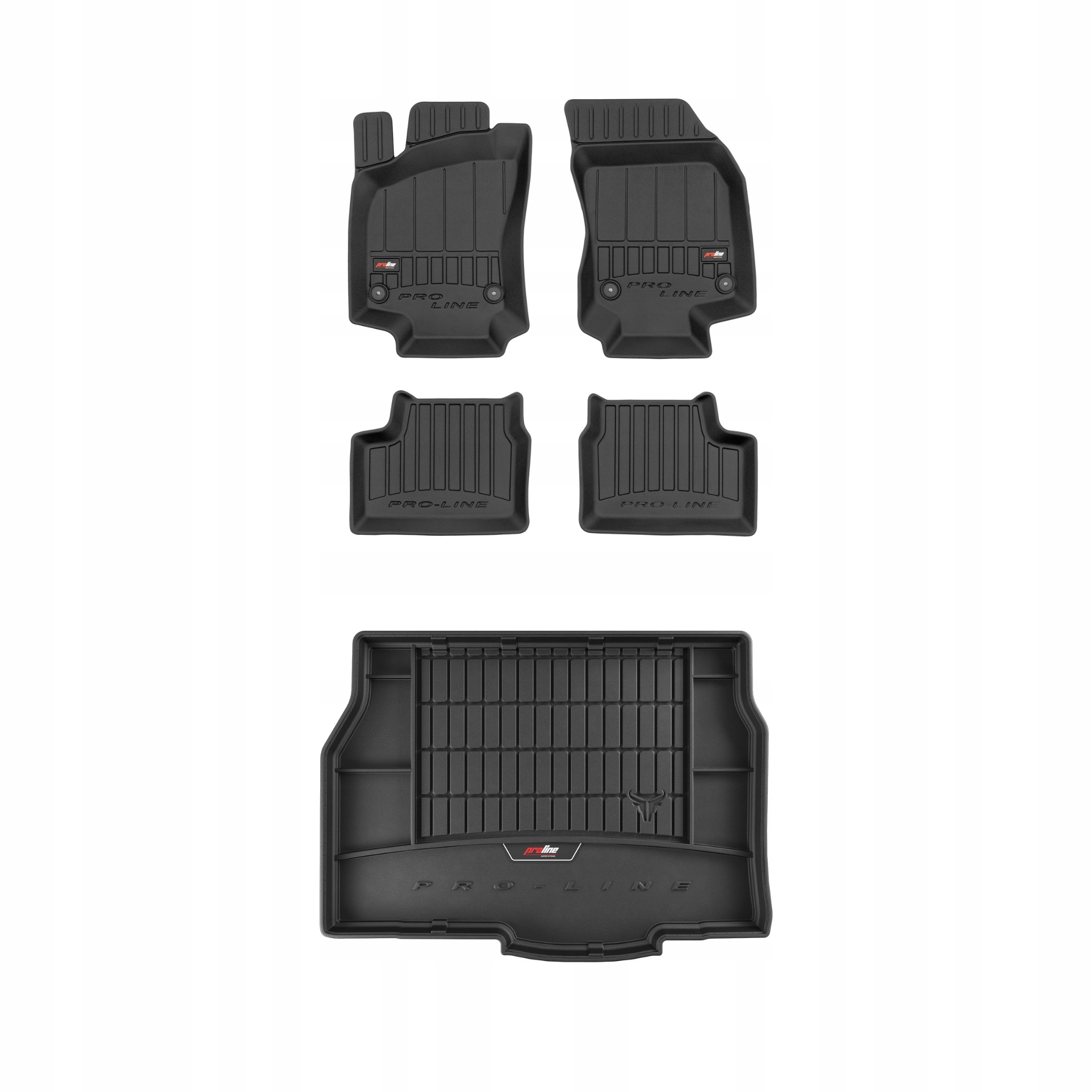 Frogum 3D Sada gumových koberců a rohože s logem pro Opel Astra H 2004-2014