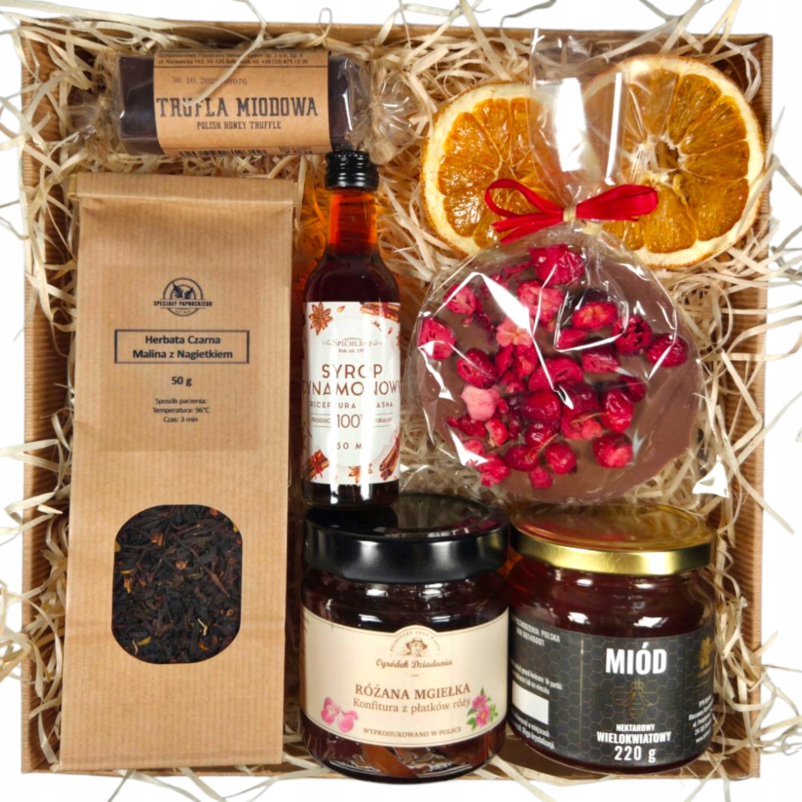 Set Pro Tatínka Maminky Dárek čaj sirup med lanýž k narozeninám koš