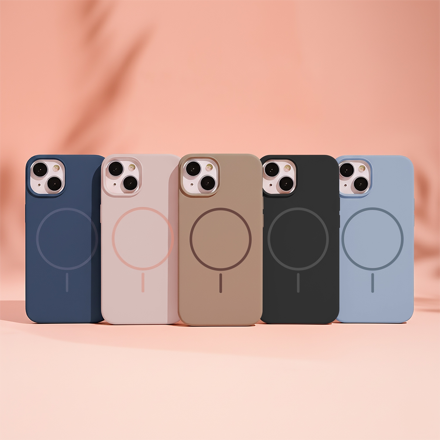 Nakładka Silicone Thin Mag do iPhone 17 Air 6,6" czarna