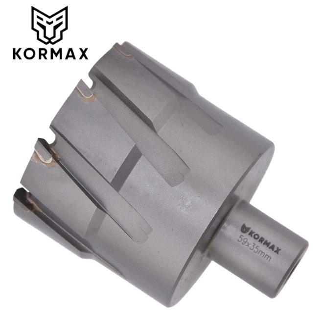 Trepanační fréza s karbidem 62 x 35 mm vrták 62 x 35 Weldon Kormax