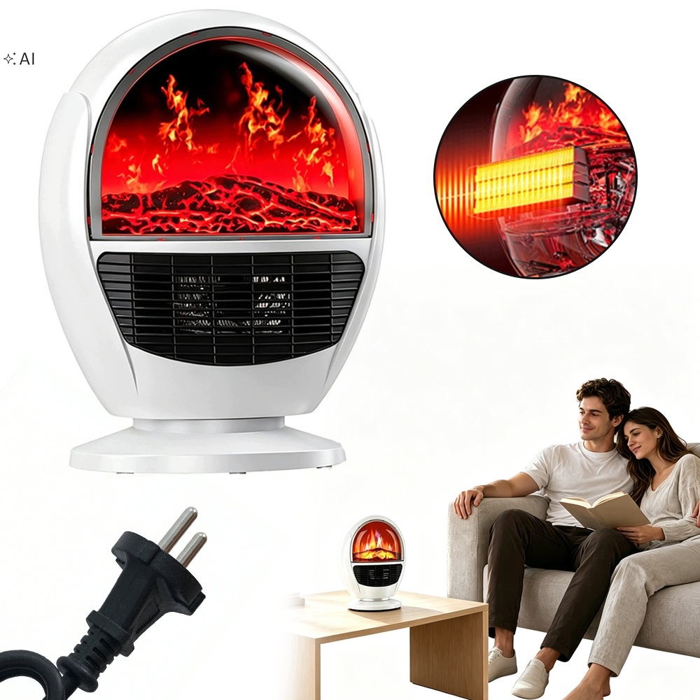 Elektrický Teplovzdušný Ventilátor – Ohřívač 1500W