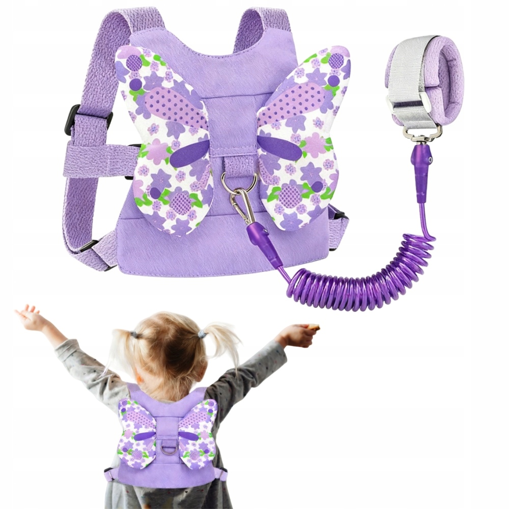 ПОВЯЗКА НА ГОЛОВУ ПОВОДОК РЕМНИ БЕЗОПАСНОСТИ ДЛЯ РЕБЕНКА ПРОТИВ ПОБЕГА ФИОЛЕТОВЫЙ