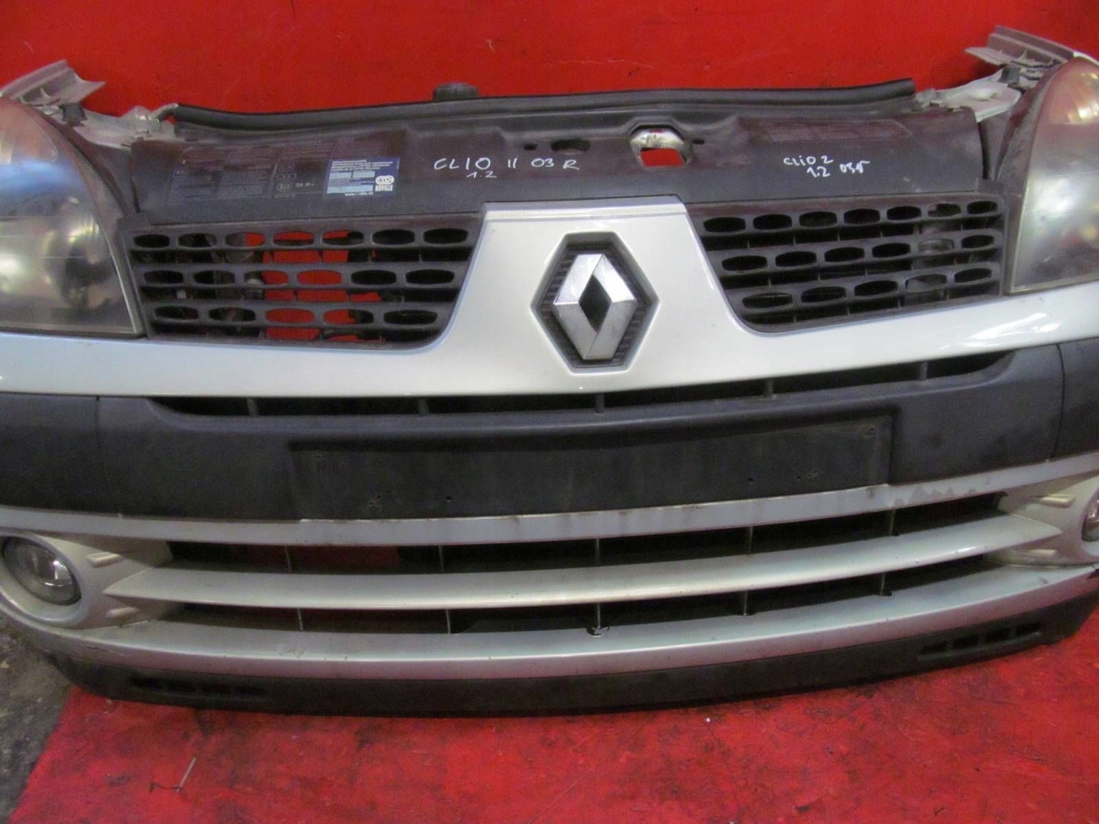 CLIO II 1.2 D7F726 support panel for radiators lights radiator fan bumper NV632