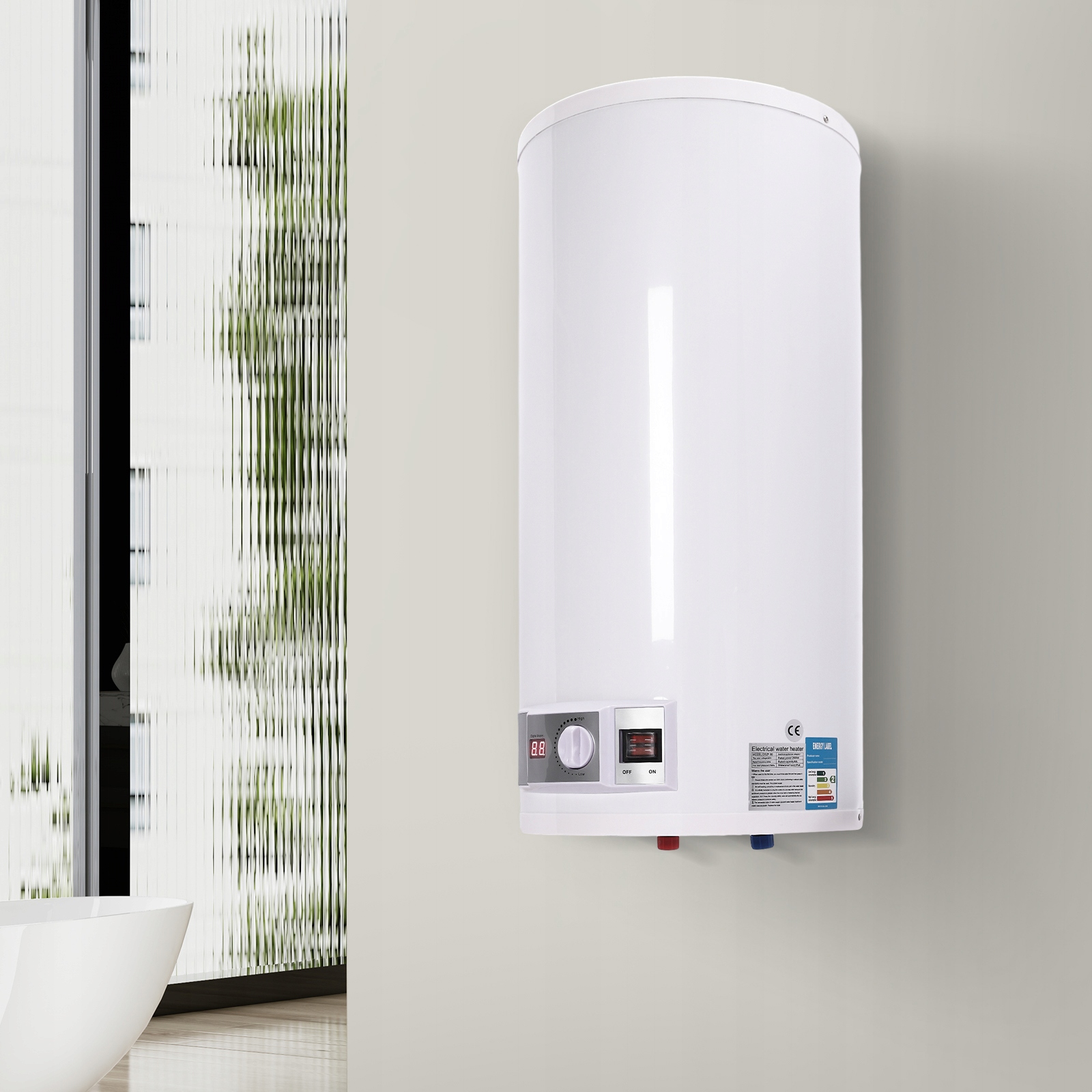 80L BOJLER CYFROWY ELEKTRYCZNY PODGRZEWACZ WODY EAN (GTIN) 724443562818