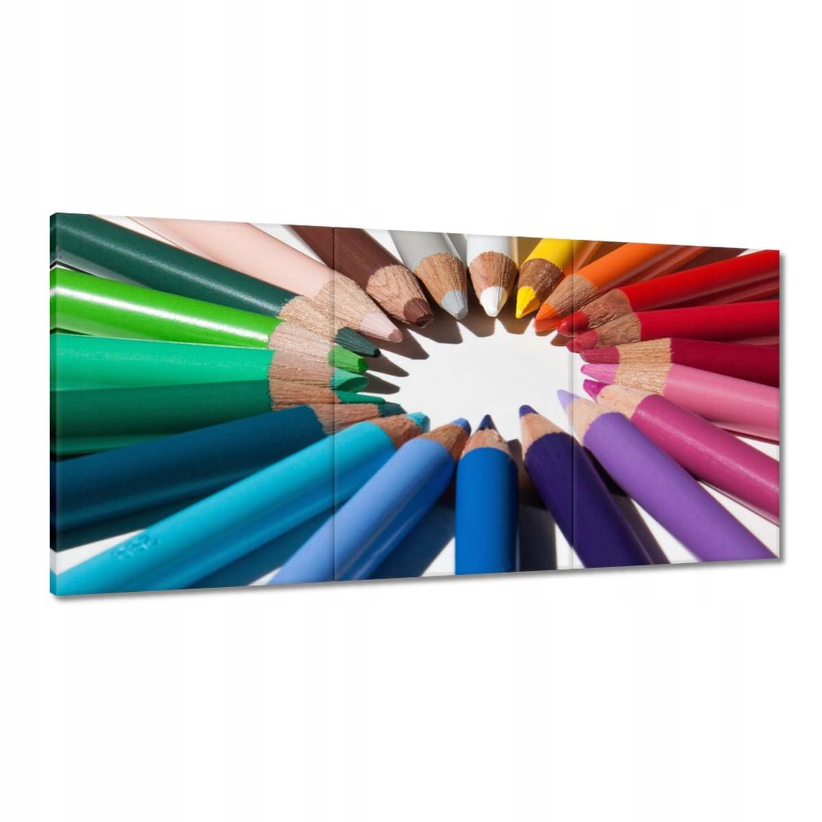 Obrazy 120x60 Barevné pastelky Kreslení