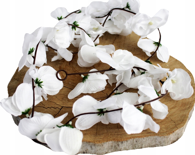 

Girlanda Storczyk Storczyki Gałązka 1,75m Biała