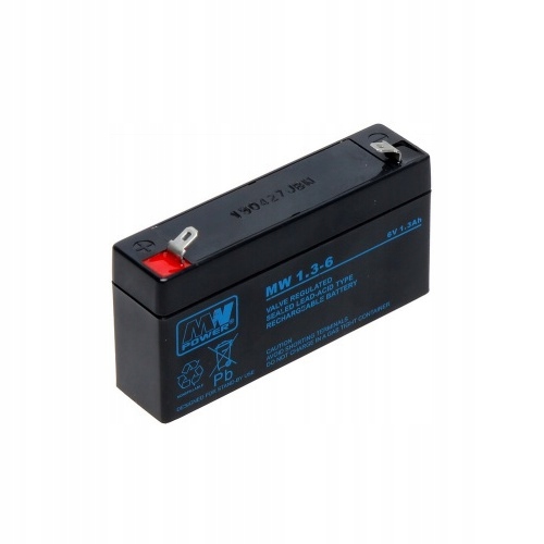 

Akumulator Żelowy Bezobsługowy Mw 6V 1,3Ah