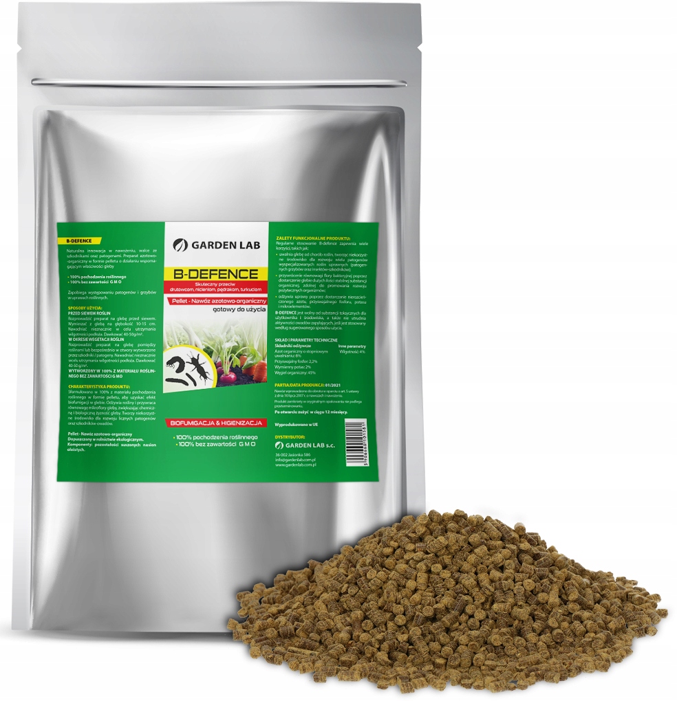 

Nawóz Środek Na Turkucie Pędraki B-defence 3KG