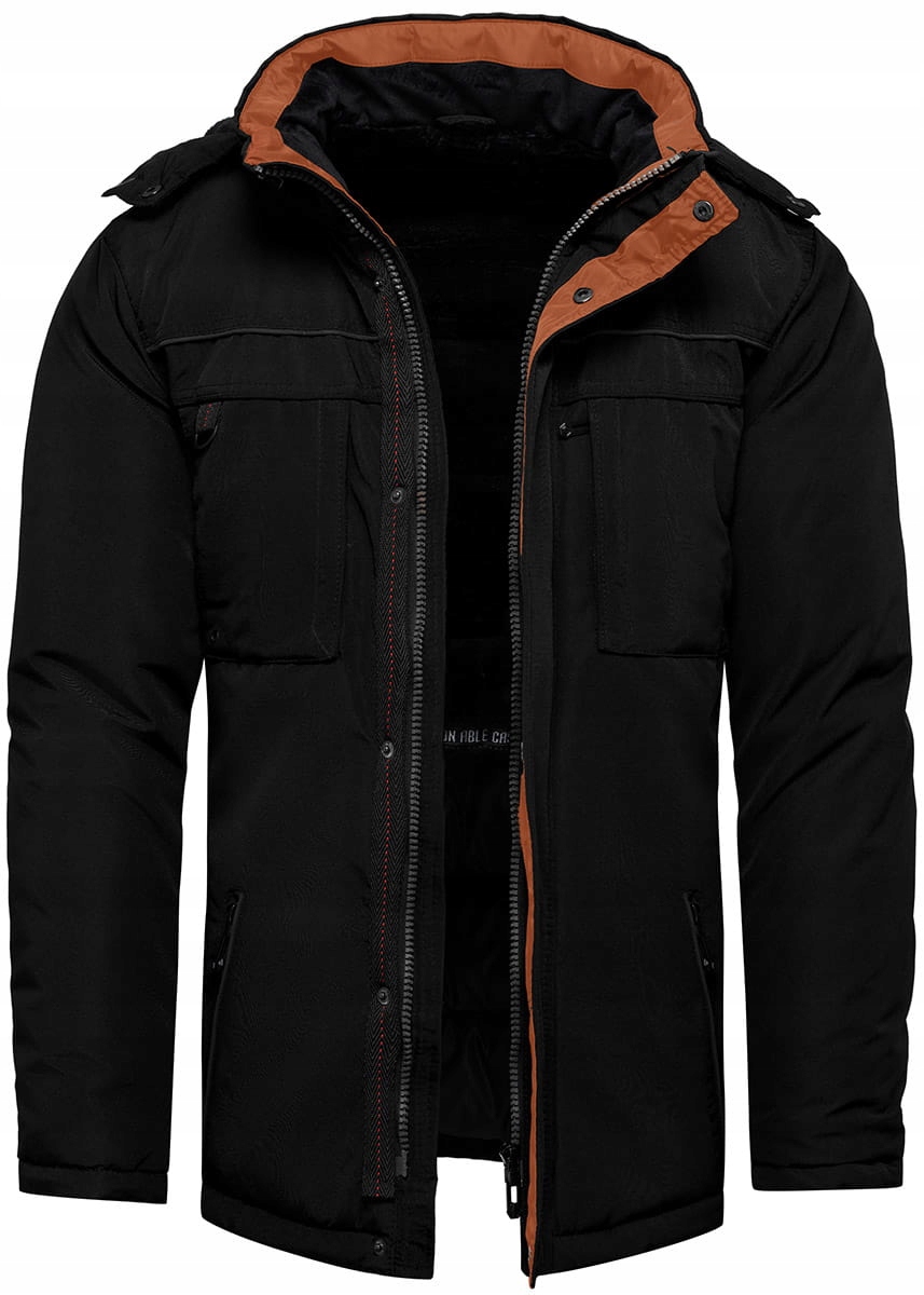 S – Pánská Zimní Bunda Parka S Kapucí