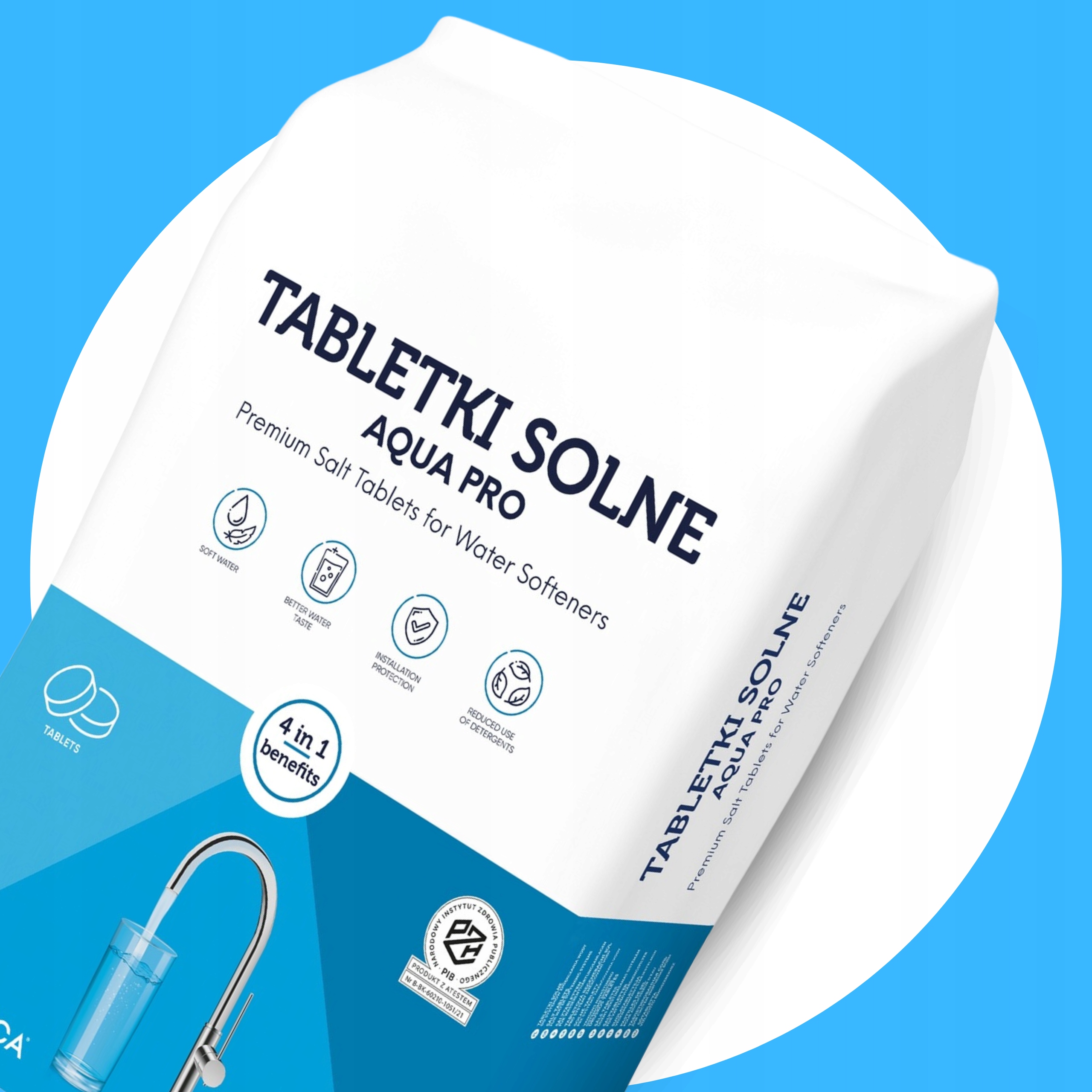 SÓL TABLETKI SOLNE ZMIĘKCZACZ WODY UZDATNIACZ 25KG CIECH QEMETICA Kod producenta brak