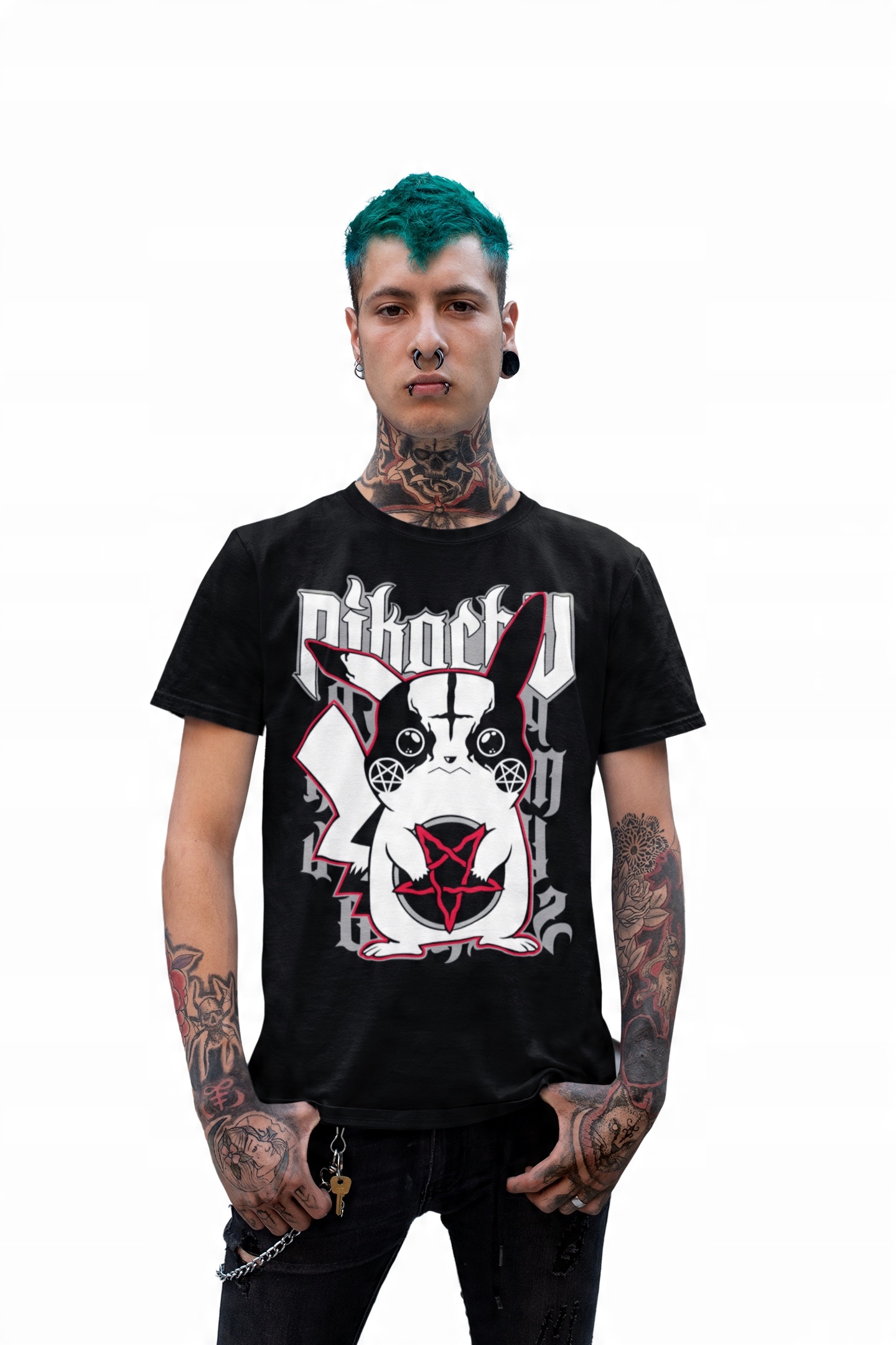 

Męska Koszulka Muzyczna Punk Rock Heavy Metal