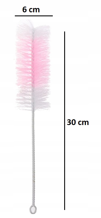 SZCZOTKA DO MYCIA CZYSZCZENIA BUTELEK SZKLANEK Liczba sztuk w opakowaniu 1 szt.