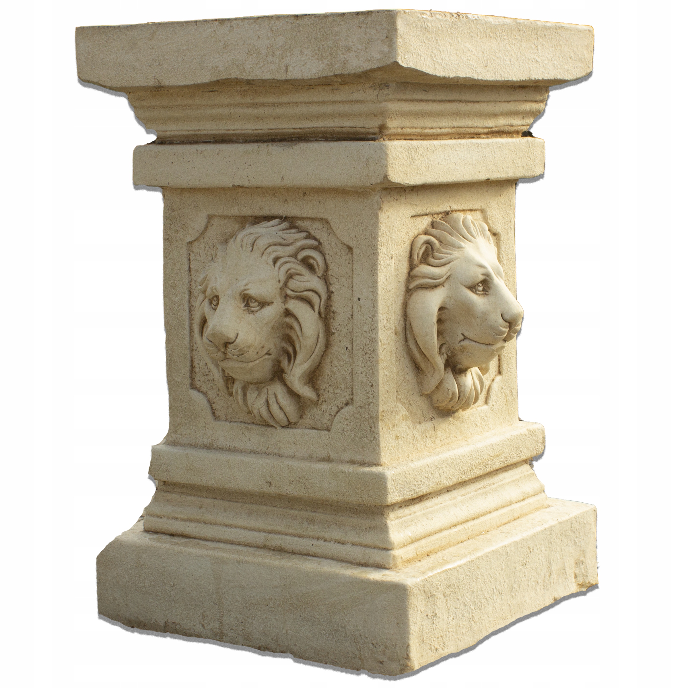 Figury Ogrodowe betonowe Postumenty Postument Kolumna Lew podstawa z lwem