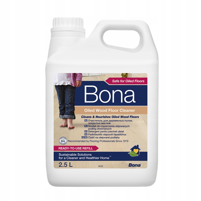 BONA OILED WOOD FLOOR CLEANER - ŚRODEK DO MYCIA PODŁÓG OLEJOWANYCH - 2,5L