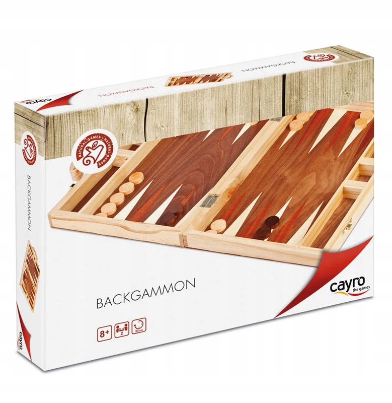 BACKGAMMON GRA PLANSZOWA STRATEGICZNA EAN (GTIN) 8422878706099