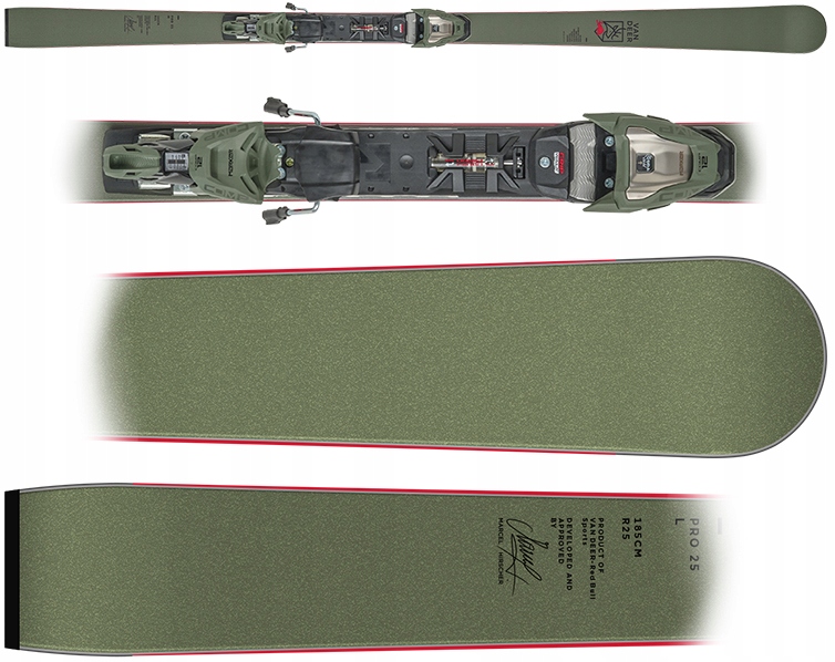 Narty Van Deer Pro 21 S 2026 Wiązania Comp 12 Gw 174cm