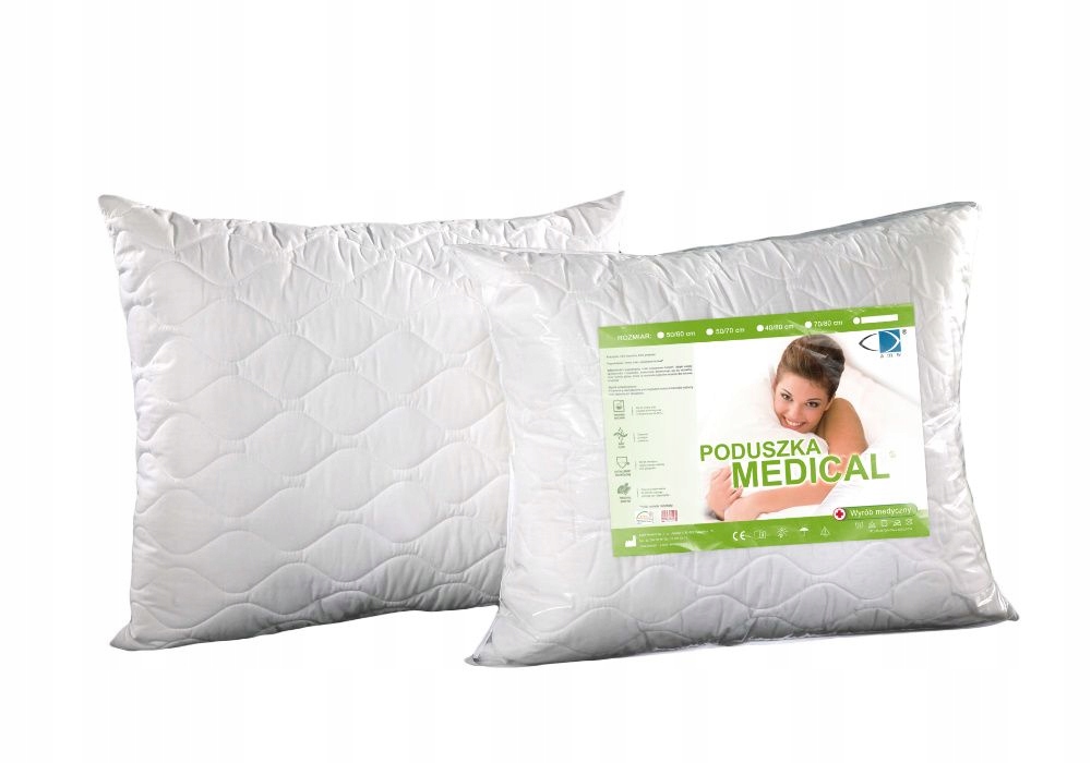 Antialergický Polštář 70X80 Medical Se Zipem, Bílá